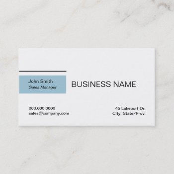 Minimalist White Business Card Templates by studioart at Zazzle