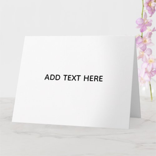 Minimalist White Elegant for Any Occasions Card