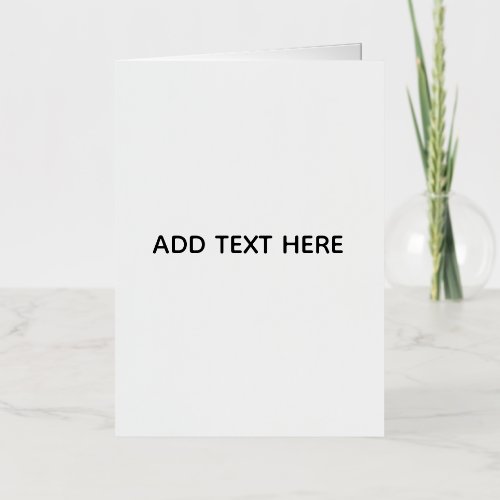 Minimalist White Elegant for Any Occasions Foil Greeting Card