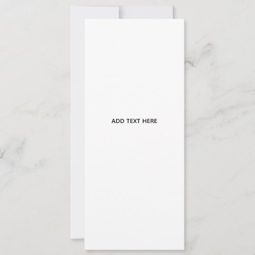 Minimalist White Elegant for Any Occasions Holiday Card