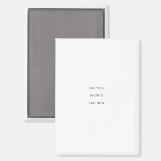 Minimalist White Elegant for Any Occasions Magnet