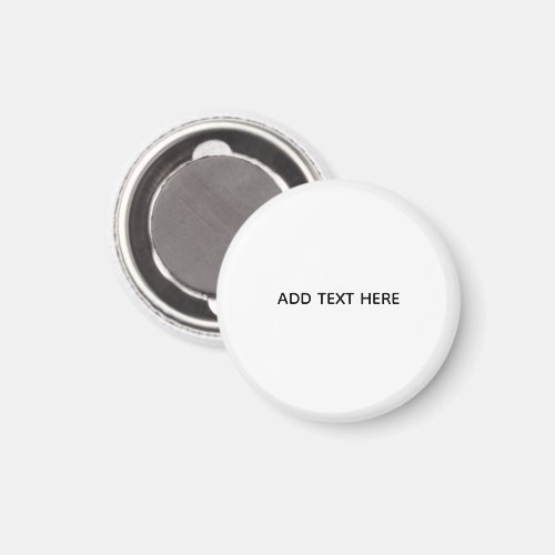 Minimalist White Elegant for Any Occasions Magnet