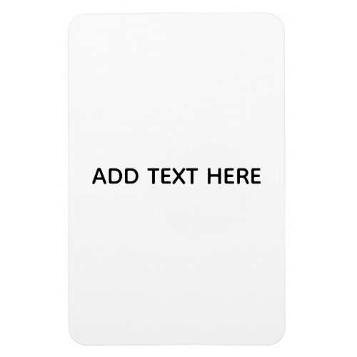 Minimalist White Elegant for Any Occasions Magnet