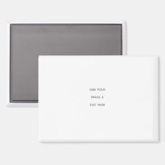 Minimalist White Elegant for Any Occasions Magnet