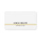 Minimalist White Gold Line Attorney