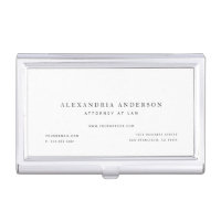 Minimalist White Lawyer Professional
