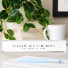 Minimalist White Lawyer Professional