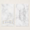 Minimalist White Marble Gold Display Card