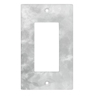 Minimalist White Marble Light Switch Covers