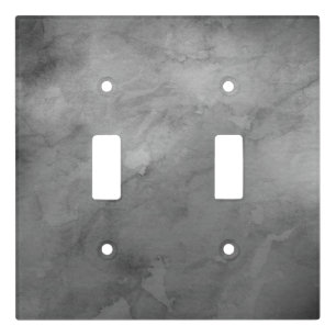 Minimalist White Marble Light Switch Covers