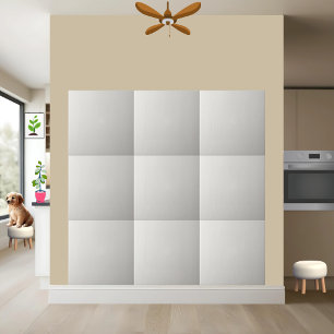 Minimalist White Wood Grain Ceramic Tile