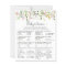 Minimalist wildflower Baby trivia baby shower game