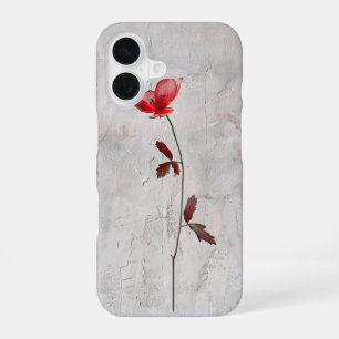 Minimalist Wildflower iPhone 16 Case