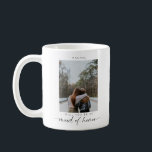 Minimalist Will you be my Maid of Honor Photo Chic Coffee Mug<br><div class="desc">Modern,  simple,  minimal Maid of honor proposal coffee mug with custom photo.</div>