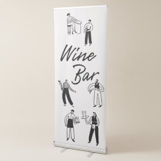 Minimalist Wine Bar Wedding Sign