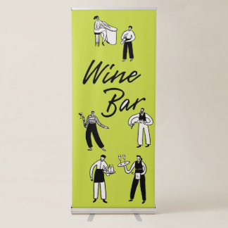 Minimalist Wine Bar Wedding Sign Champagne Lime Gr