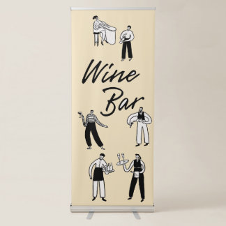 Minimalist Wine Bar Wedding Sign Champagne Yellow