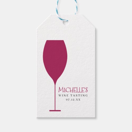 Minimalist Wine Tasting Gift Tags