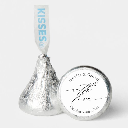 Minimalist With Love Wedding Favour Hershey®'s Kisses®