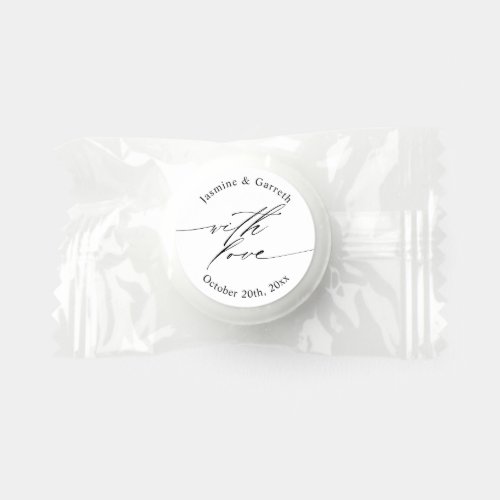 Minimalist With Love Wedding Favour Life Saver® Mints