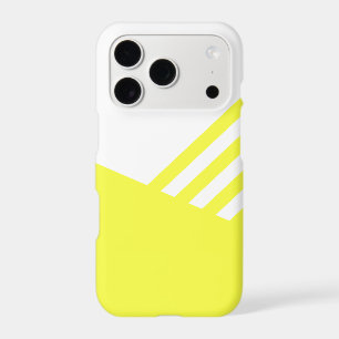 Minimalist Yellow and White Phone Case
