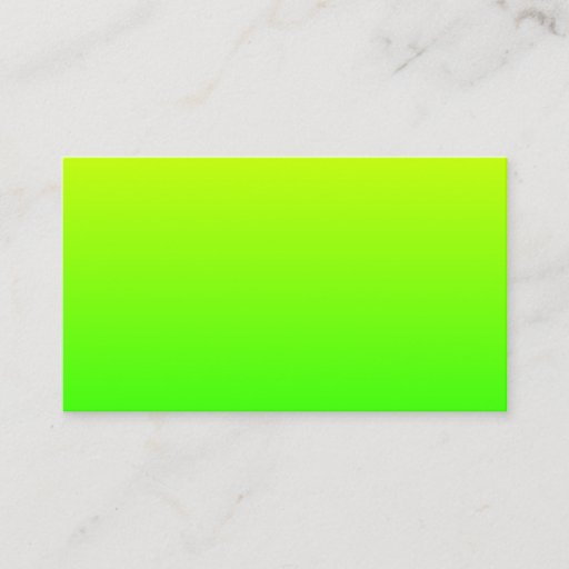 Customizable Yellow Green Gradient Business Cards