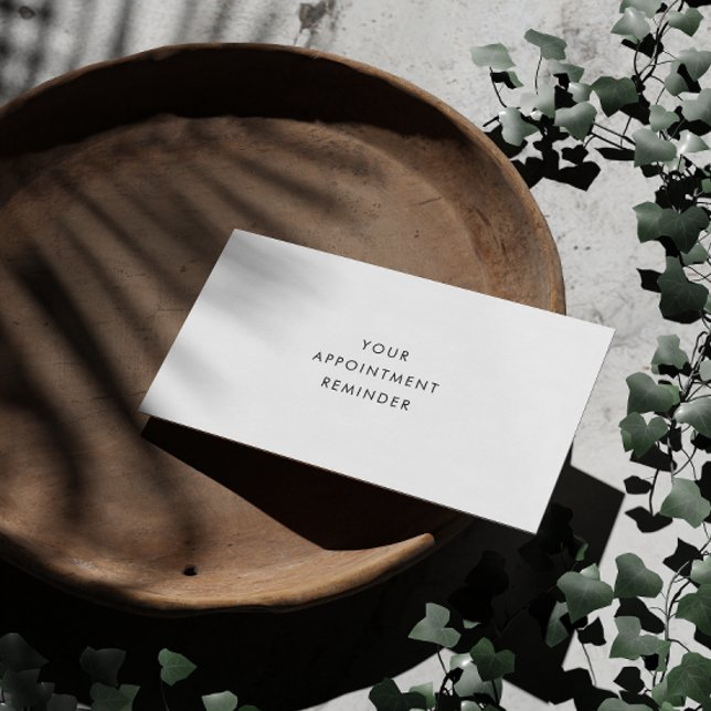 Minimalist Your Next Appointment Business Name (Creator Uploaded)