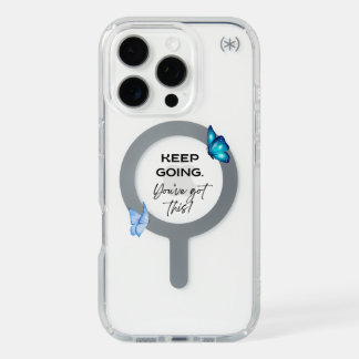 Minimalist You've Got This Butterfly Clear Speck iPhone 16 Pro Case