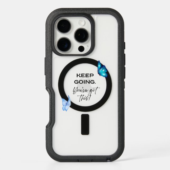 Minimalist You've Got This Butterfly Otterbox iPhone Case (Back)