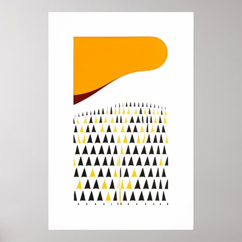 Minimalist Zen Abstract Line Art Poster