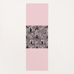 Minimalist Zen Buddhist Mudras Yoga mat