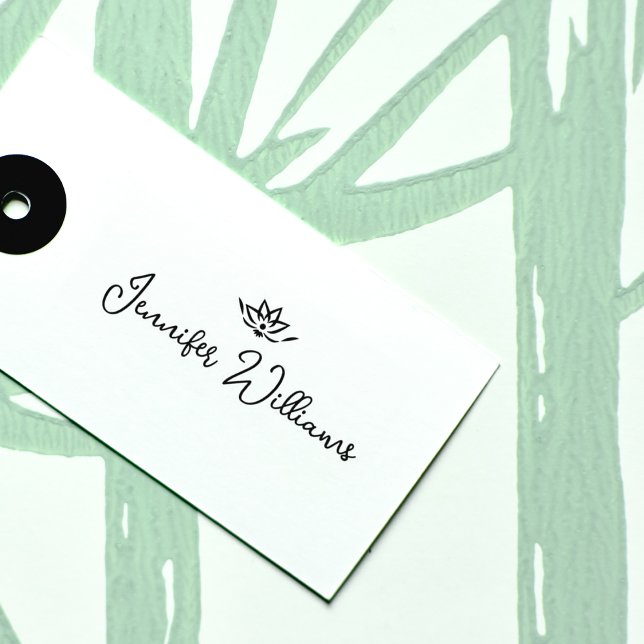 Minimalist Zen Calligraphy Signature   Rubber Stamp (Creator Uploaded)