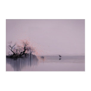 Minimalist Zen Landscape Acrylic Print
