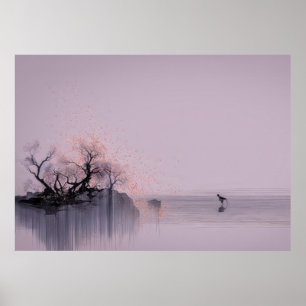 Minimalist Zen Landscape Poster
