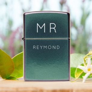 Minimalist Zippo Lighter with Name