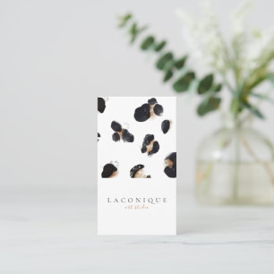 Minimalistic Abstract Leopard Business Card