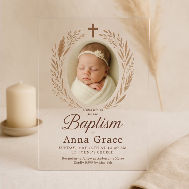 Minimalistic Acrylic Baptism Invitation  (acrylic-minimalistic-baptism-invitation-candle-cross.png)