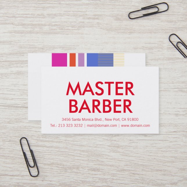 Minimalistic and Professional Business Card (Front/Back In Situ)