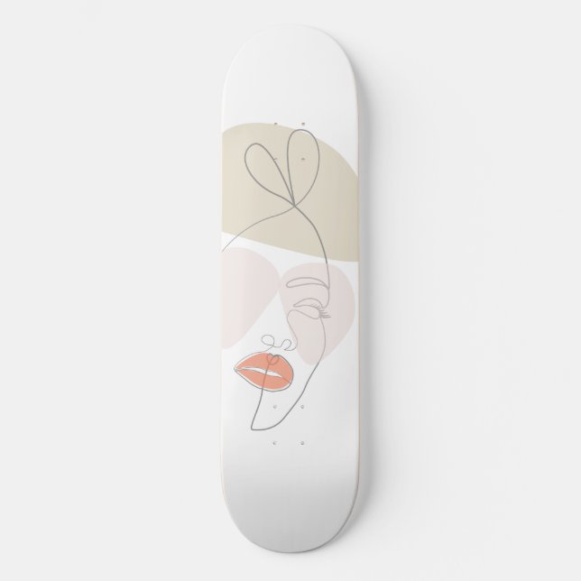Minimalistic Art Skateboard (Front)
