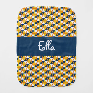 Minimalistic Baby  New Dad Custom Burp Cloth