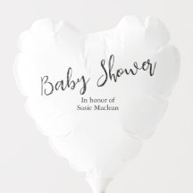 Minimalistic Baby Shower Balloon