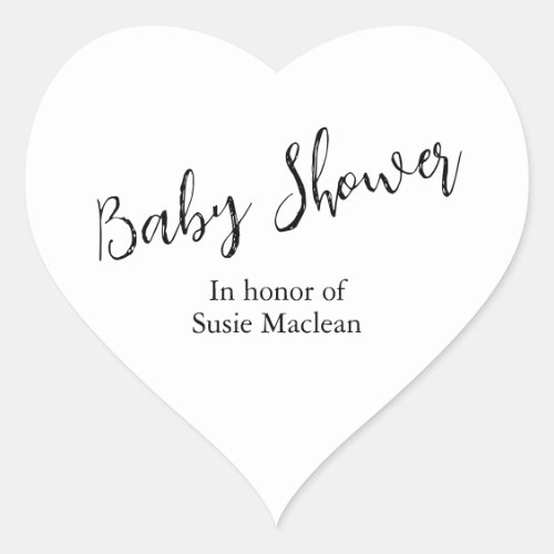 Minimalistic Baby Shower Sticker