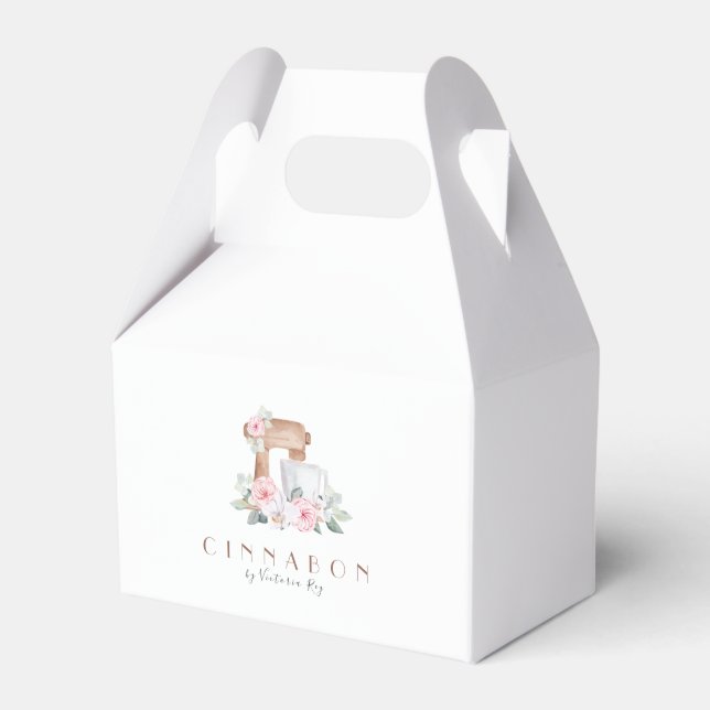 Minimalistic | Bakery | Caterer Favor Boxes (Front Side)