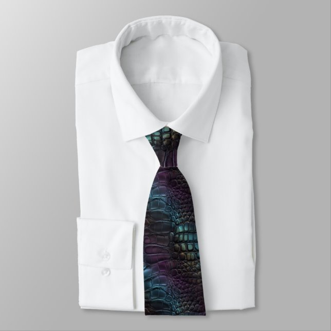 Minimalistic Best Gifts For Men Nature Inspired  Neck Tie (Tied)