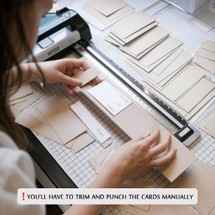 Minimalistic Black Wedding Name Tag Place Cards