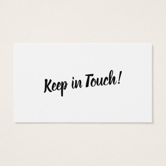 Minimalistic Bold Typography Our New Address Card (Back)