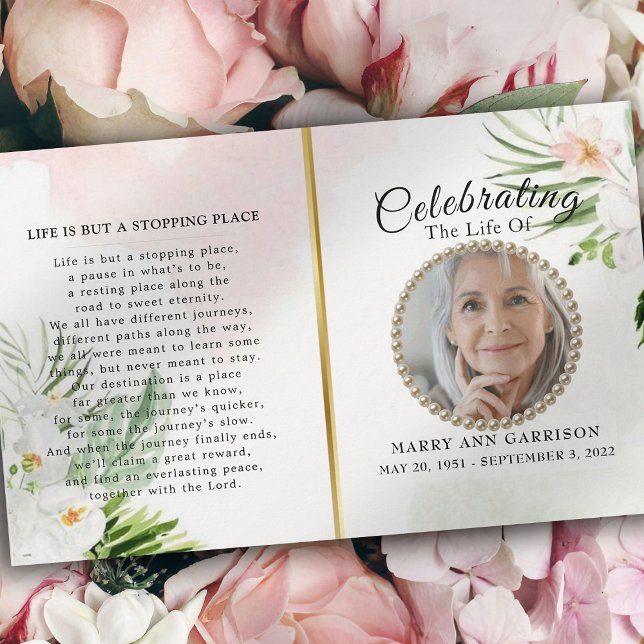 Minimalistic Budget Celebration of Life Program (Creator Uploaded)