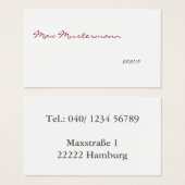 Minimalistic Business Cards (Front & Back)
