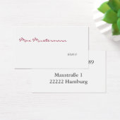Minimalistic Business Cards (Desk)