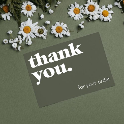 Minimalistic Cards Small Business Thank You Cards